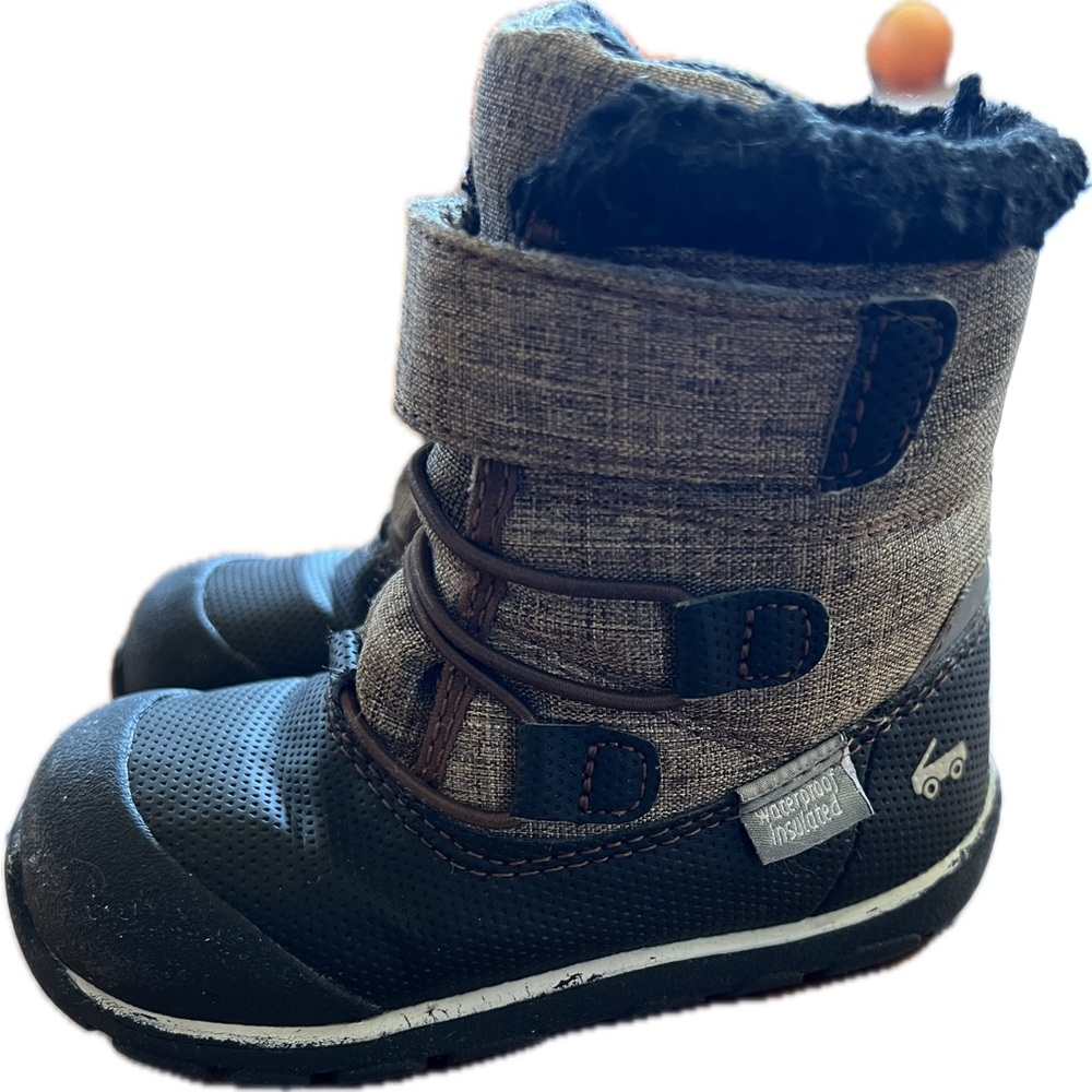 See Kai Run Toddler Insulated Winter Boots Size 8